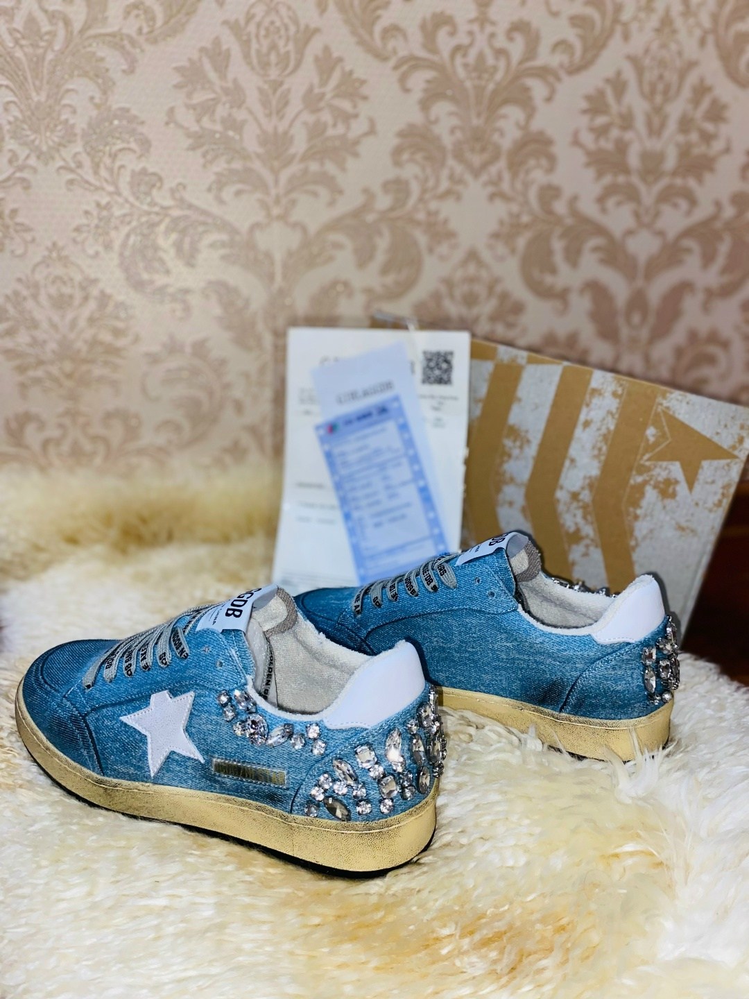 ,golden goose кеды,кроссовки golden goose,кроссовки джинсовые,кроссовки со звездами