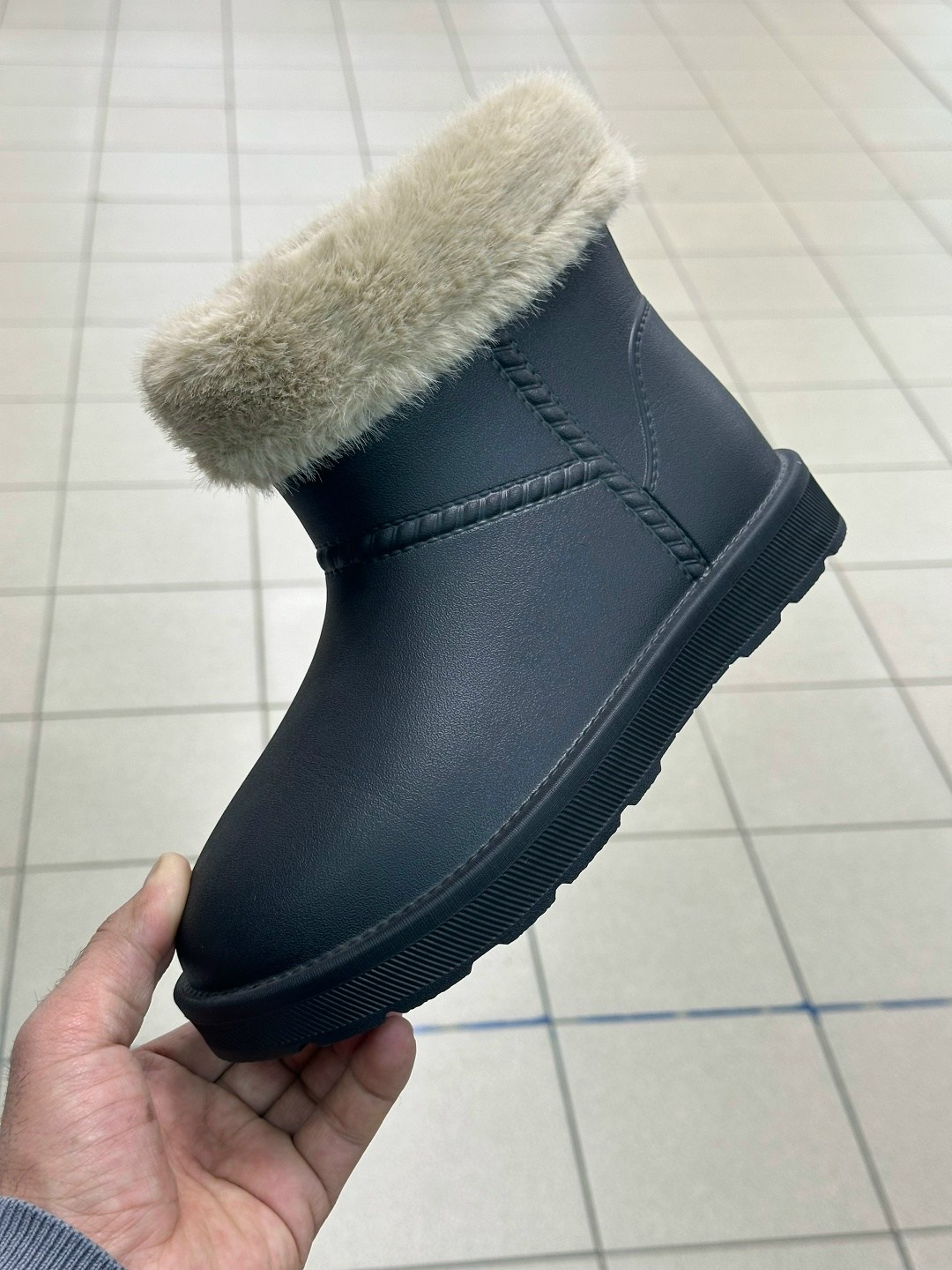 резиновые угги нордман,,нордман угги женские резиновые,сапог женский нордман угги,угги nordman frosto (с опушкой) черные