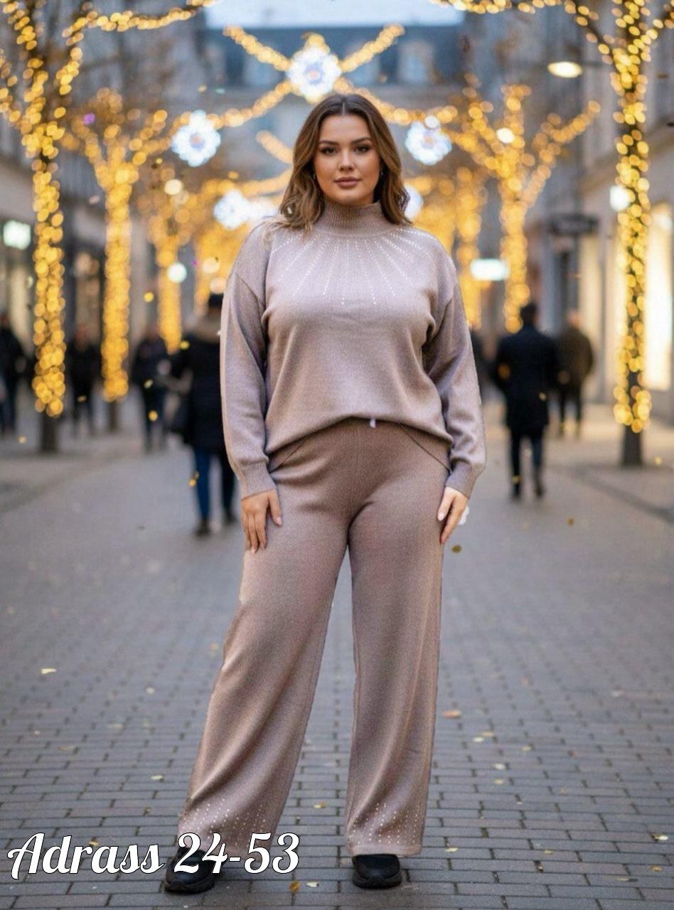 костюм трикотажный,костюм классический,вязаные костюмы,костюм женский теплый вязаный брючный,костюм с брюками