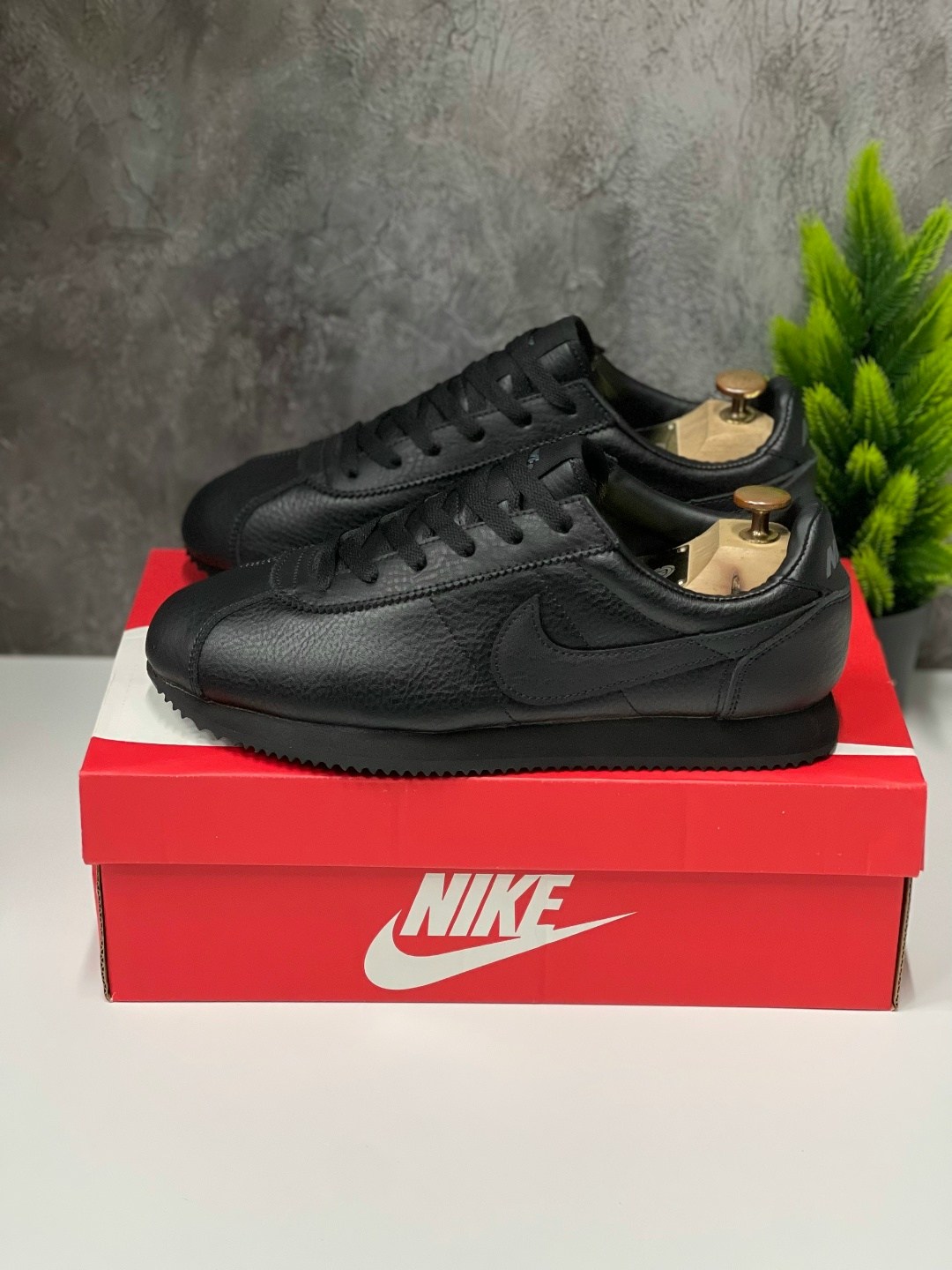 кроссовки мужские nike cortez,nike classic cortez leather black 749571-002,мужские nike classic cortez кожаные черные кроссовки,nike classic cortez leather,кроссовки мужские nike
