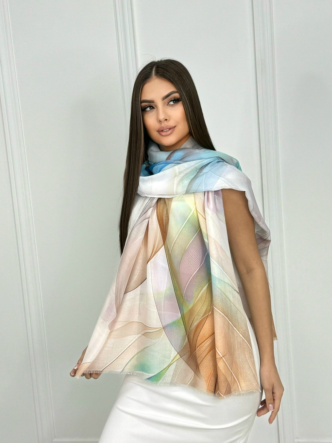 палантин женские,палантин шарф тонкий,палантин весенний,легкий палантин,палантин шарф женский хлопковый тонкий