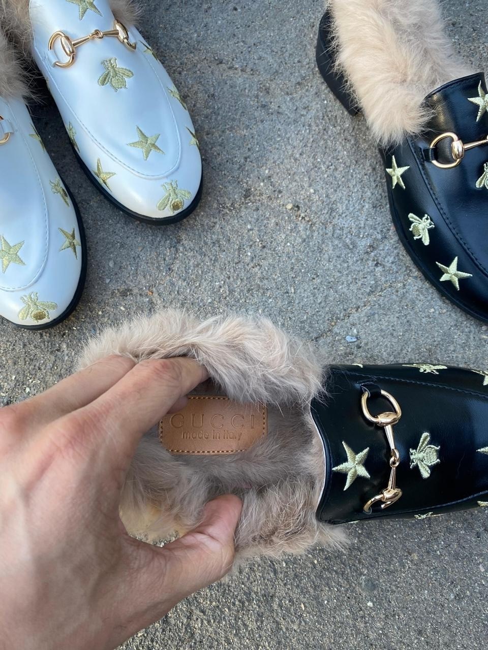 ,лоферы гуччи с мехом,меховые тапочки гуччи,мюли с мехом,гуччи тапки мюли