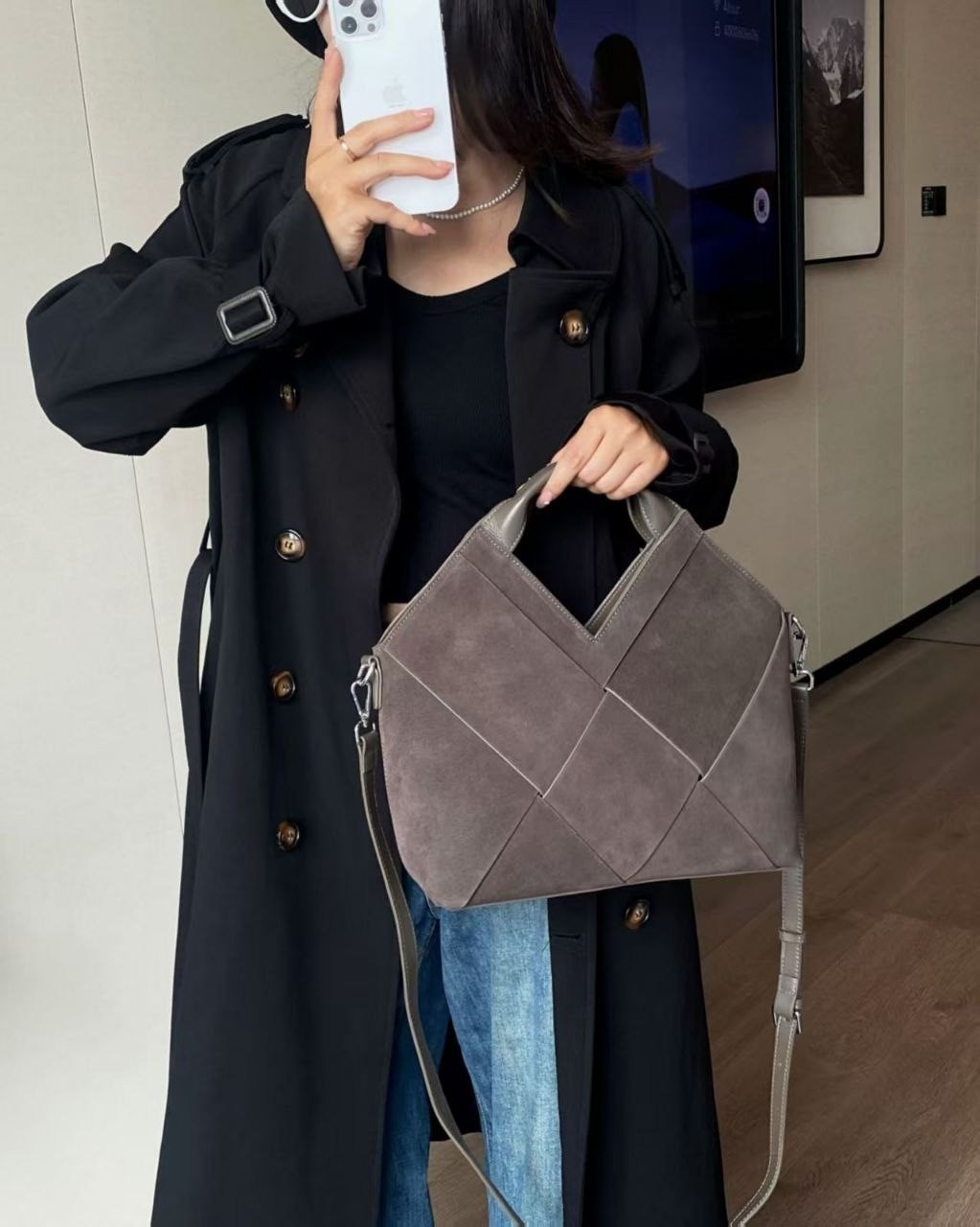 замшевая сумка,замшевая сумка женская,замшевые сумки-тоуты для женщин,винтажная замшевая сумка-тоут для женщин,сумка модная женская