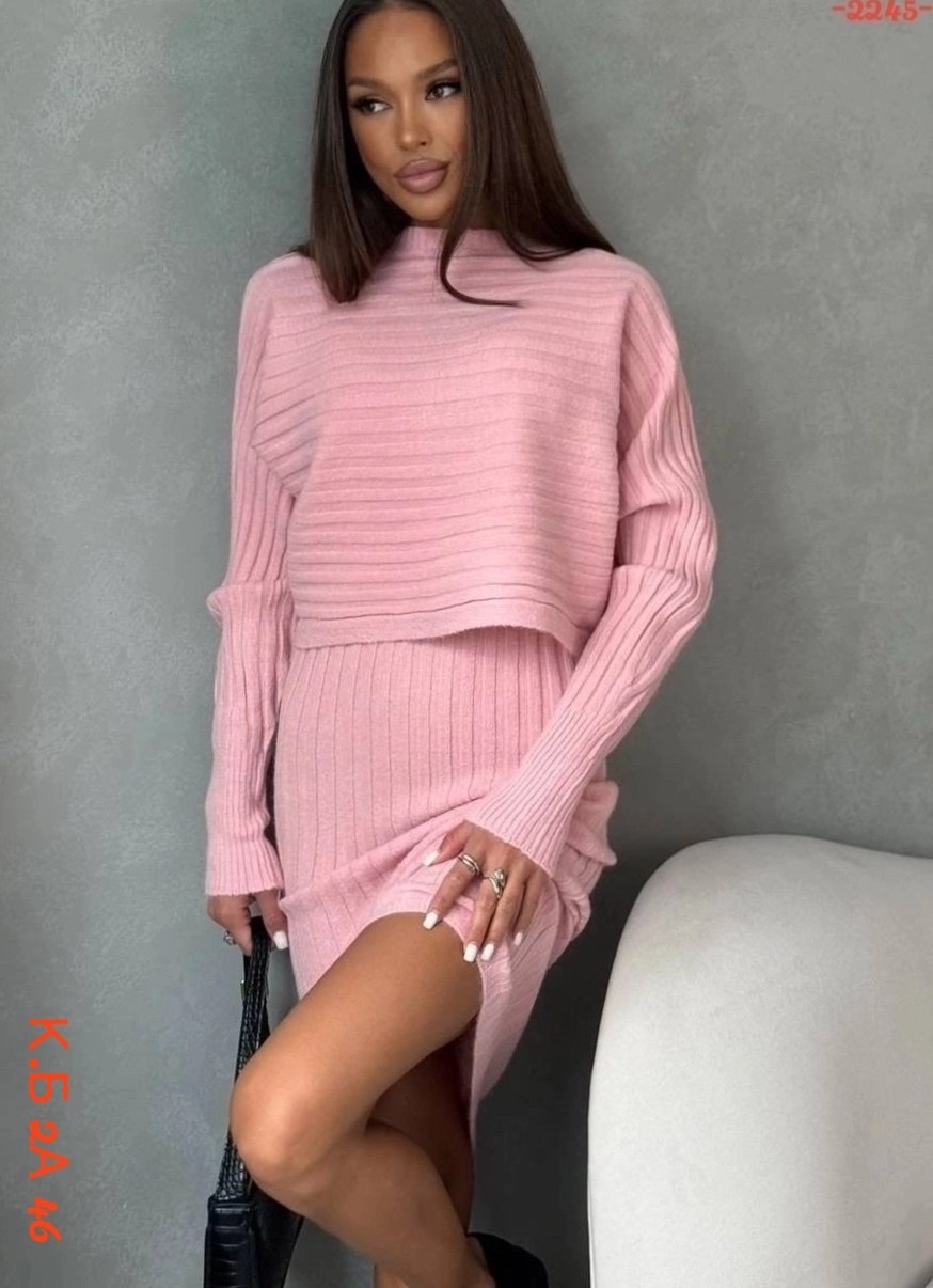 трикотажные костюмы,вязаное платье,вязаное платье свитер,модное платье,вязаные костюмы