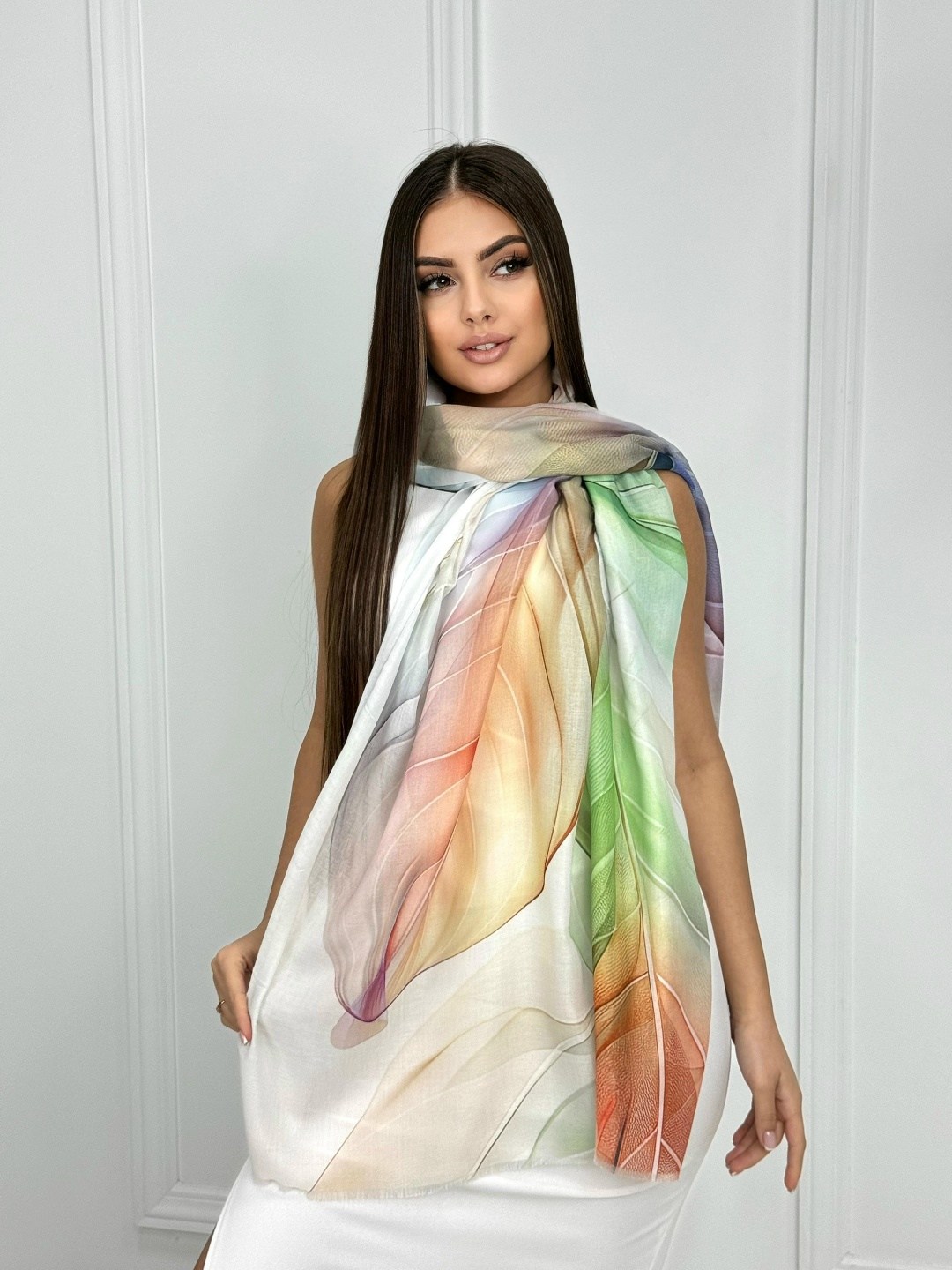 палантин женские,палантин шарф тонкий,палантин весенний,легкий палантин,палантин шарф женский хлопковый тонкий