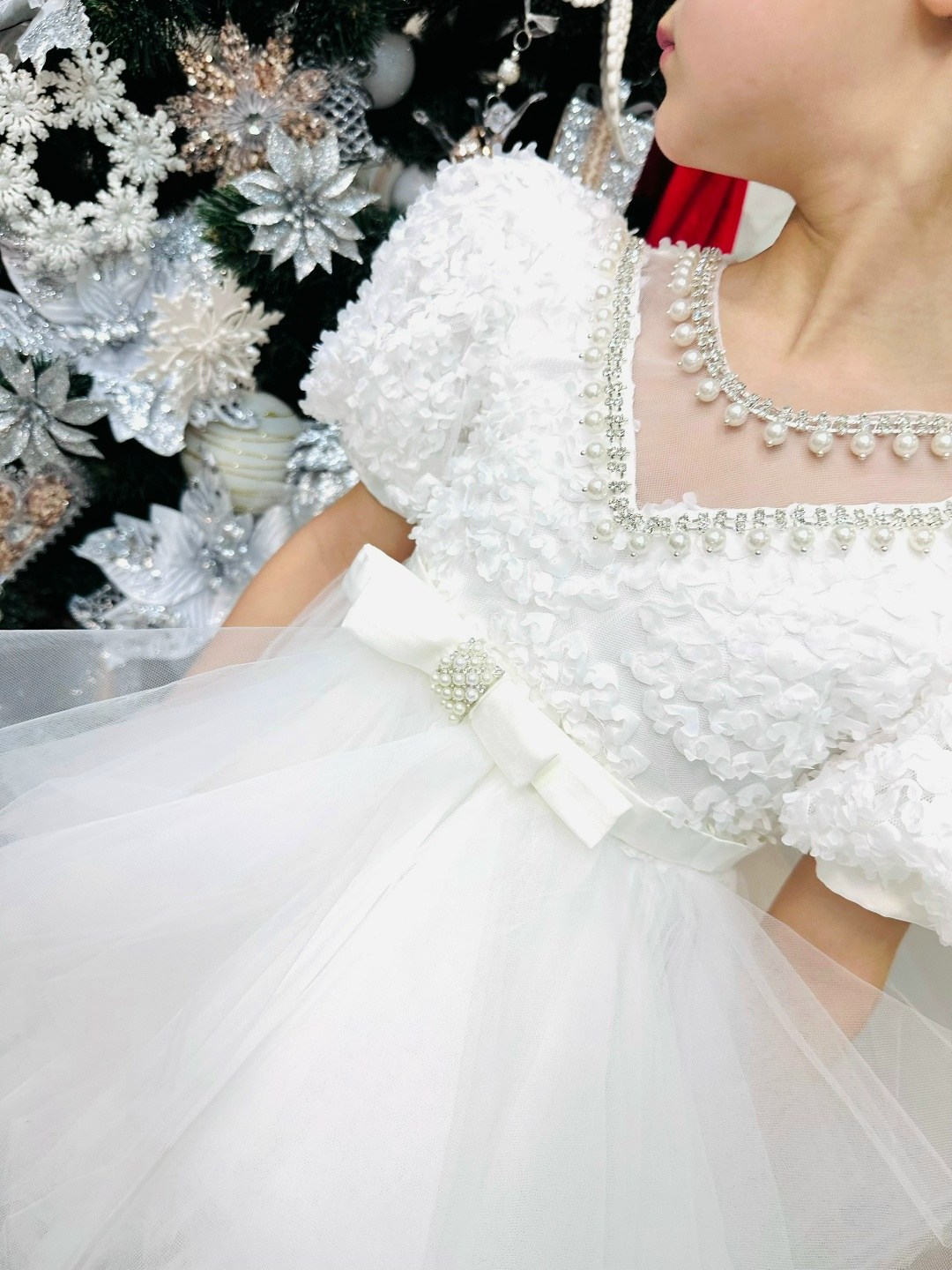 платье для девочки,платье нарядное,нарядное платье для девочки,пышное платье для девочек,белое платье для девочки