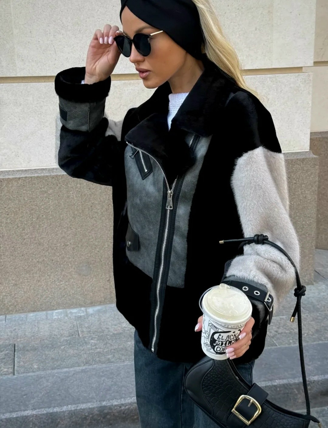 дубленка авиатор зимняя искусственная с мехом morewarm,стильная женская дубленка авиатор,дубленка авиатор женская куртка oksana firsanova,шуба искусственная bimba y lola,куртка дубленка