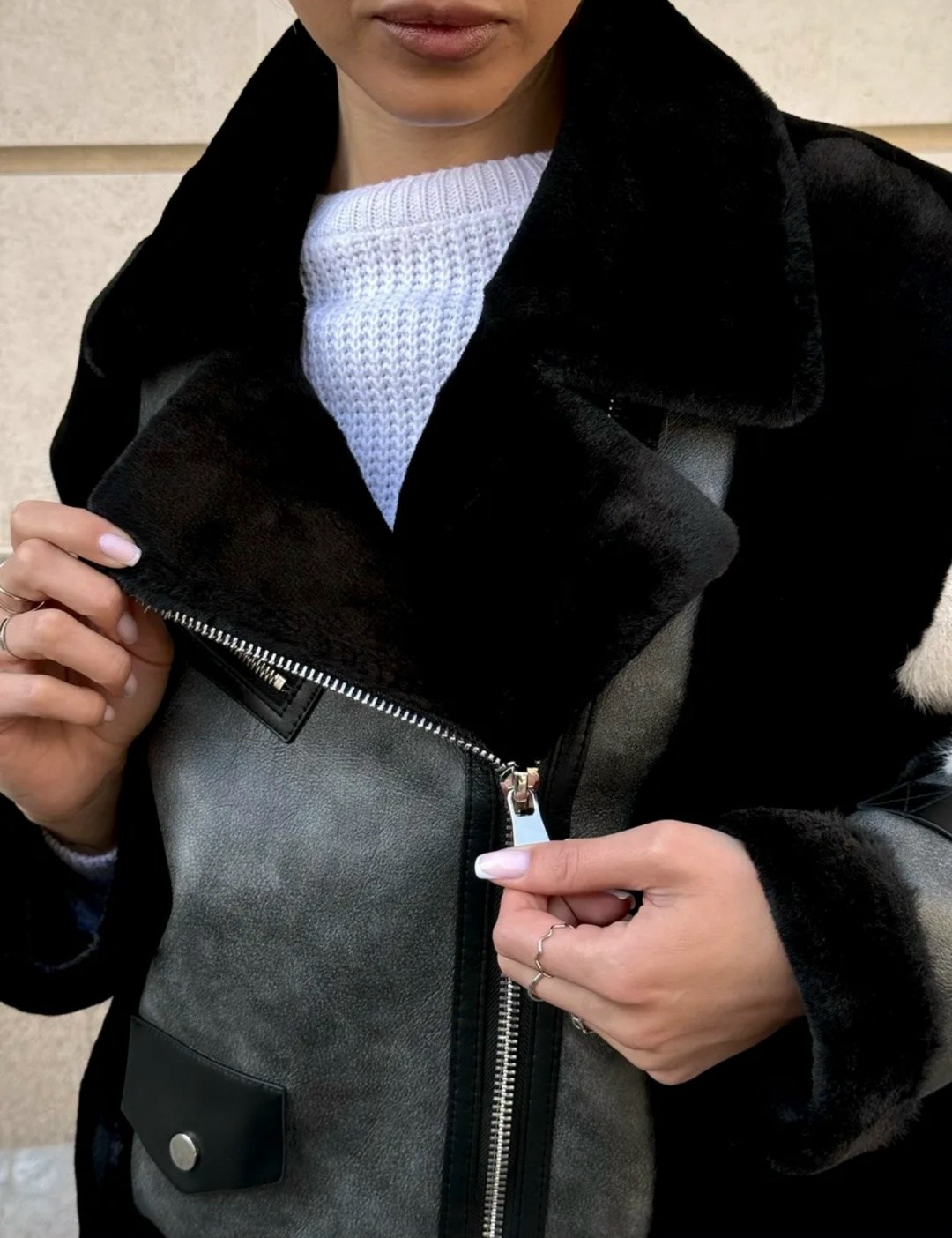 дубленка авиатор зимняя искусственная с мехом morewarm,стильная женская дубленка авиатор,дубленка авиатор женская куртка oksana firsanova,шуба искусственная bimba y lola,куртка дубленка