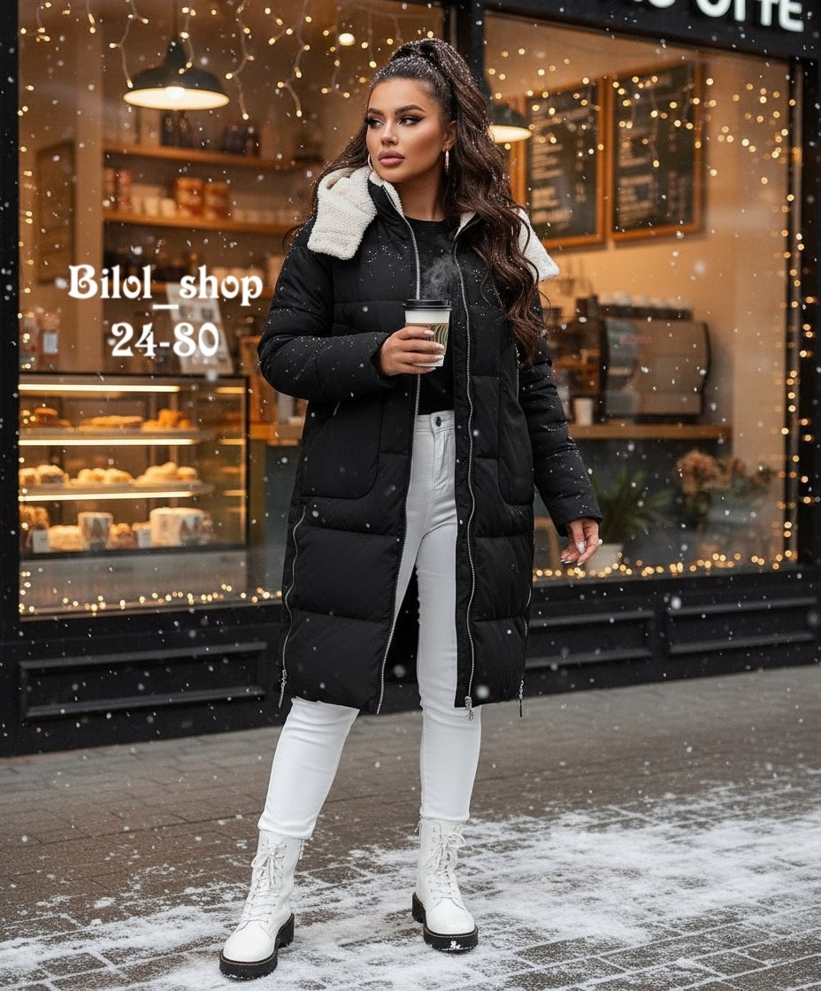 куртка зимняя женская длинная пуховик dh fashion,куртка женская,женская зимняя куртка,пуховик женский,пуховик зимний женский
