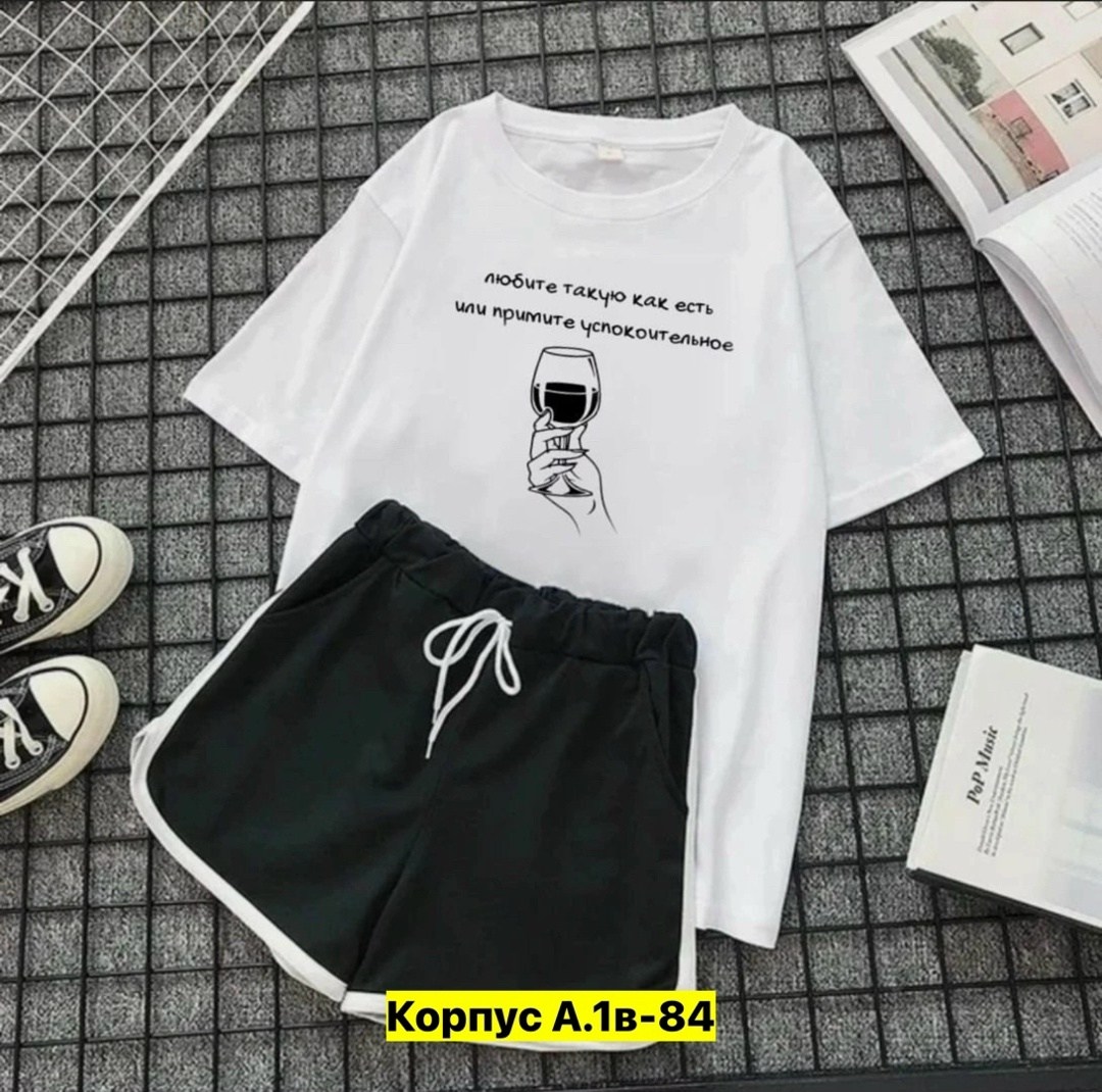 женский костюм с шортами,женские костюмы,футболка и шорты костюм,костюм женский ,костюм женский футболка и шорты