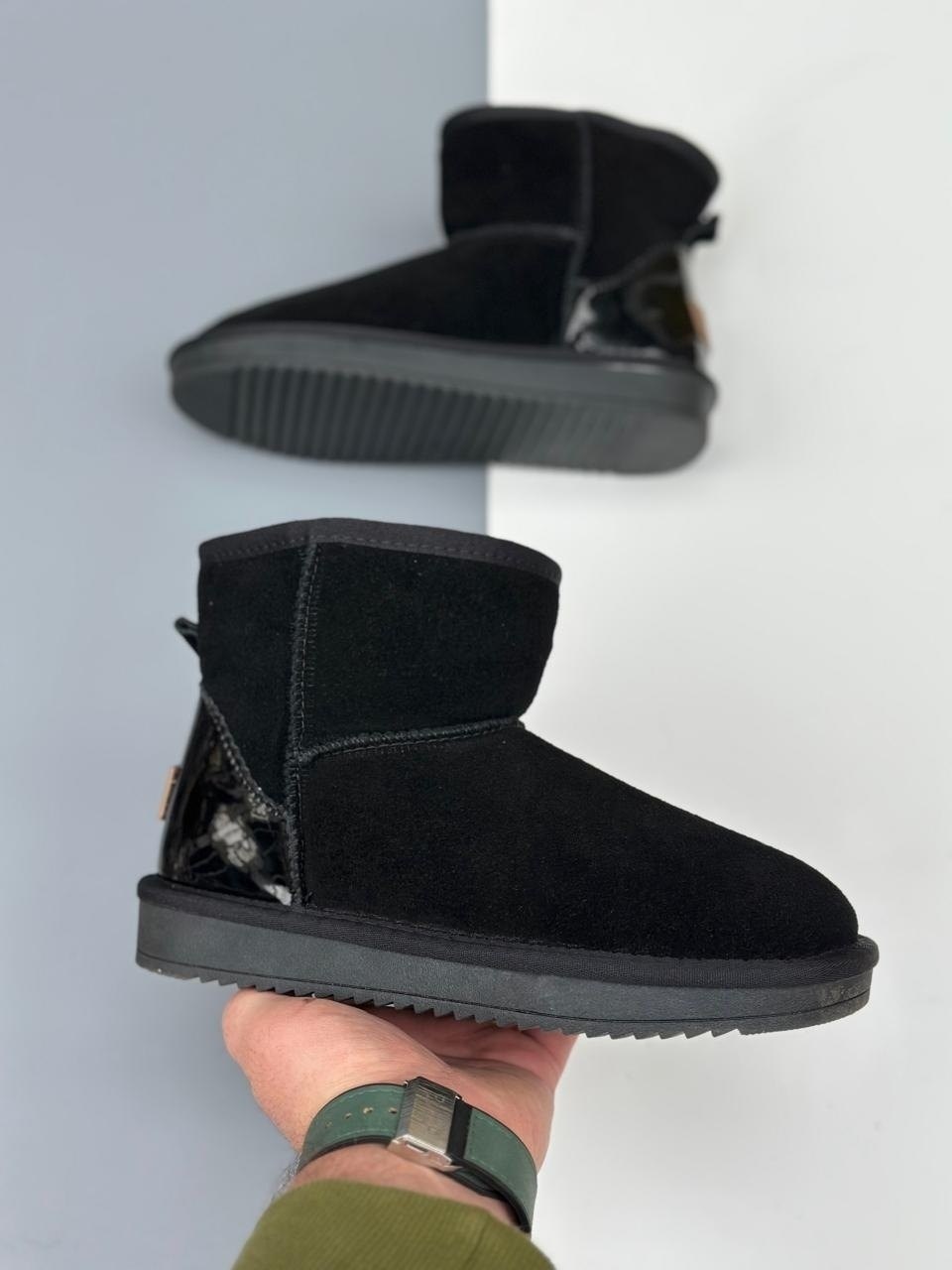 ,ботинки ugg мужские,мужские угги,зимние ботинки neumel boot black ugg черный,ugg mens neumel black