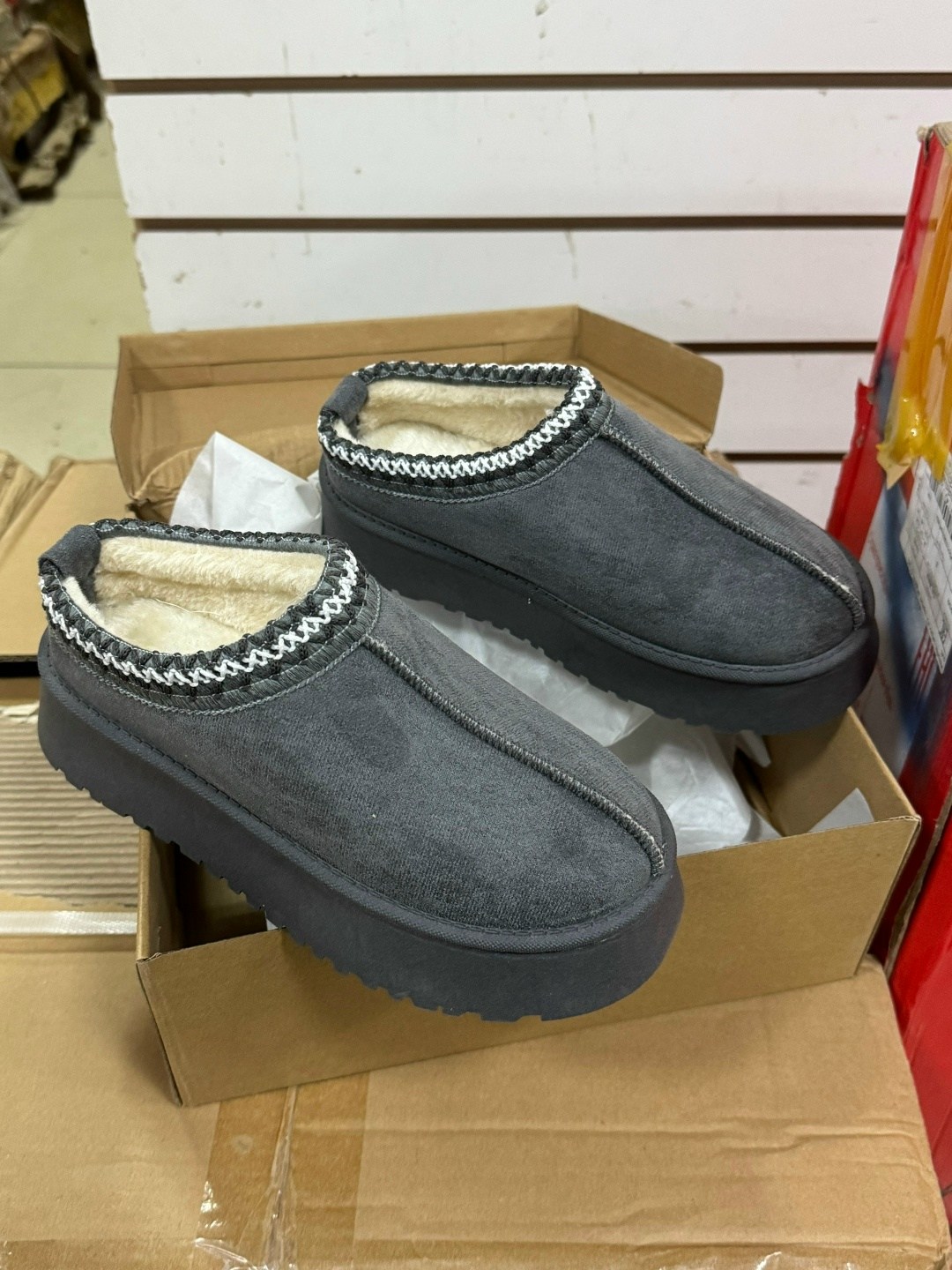 ,угги ugg snow ankle boot серый 39 ru,женские угги,модные угги,угги ugg