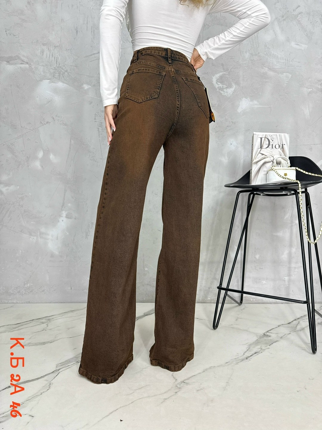 джинсы женские,прямые джинсы,джинсы брюки,коричневые джинсы,джинсы женский vallik коричневый широкие