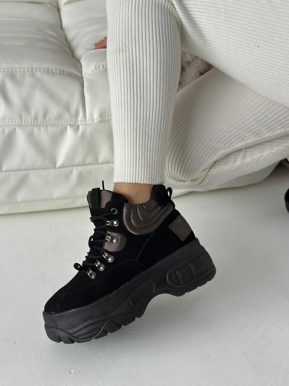 ,массивные кроссовки,черные кроссовки,женские кроссовки,зимние кроссовки на платформе