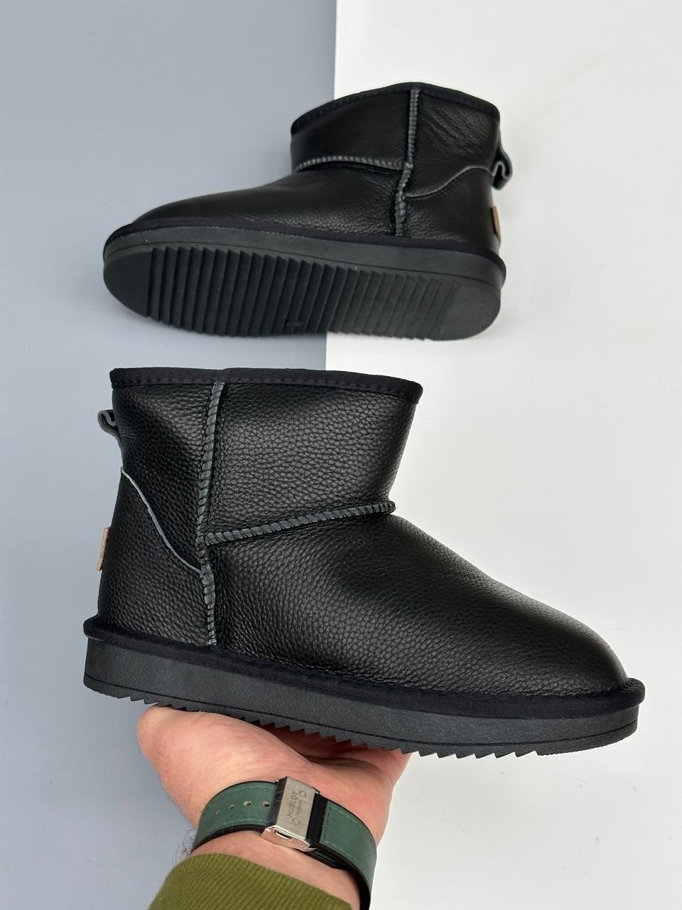 ,ботинки ugg мужские,мужские угги,зимние ботинки neumel boot black ugg черный,ugg mens neumel black
