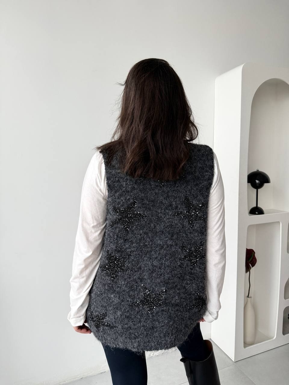 жилетка женская,жилет вязаный,жилет,жилет женский,связать жилет