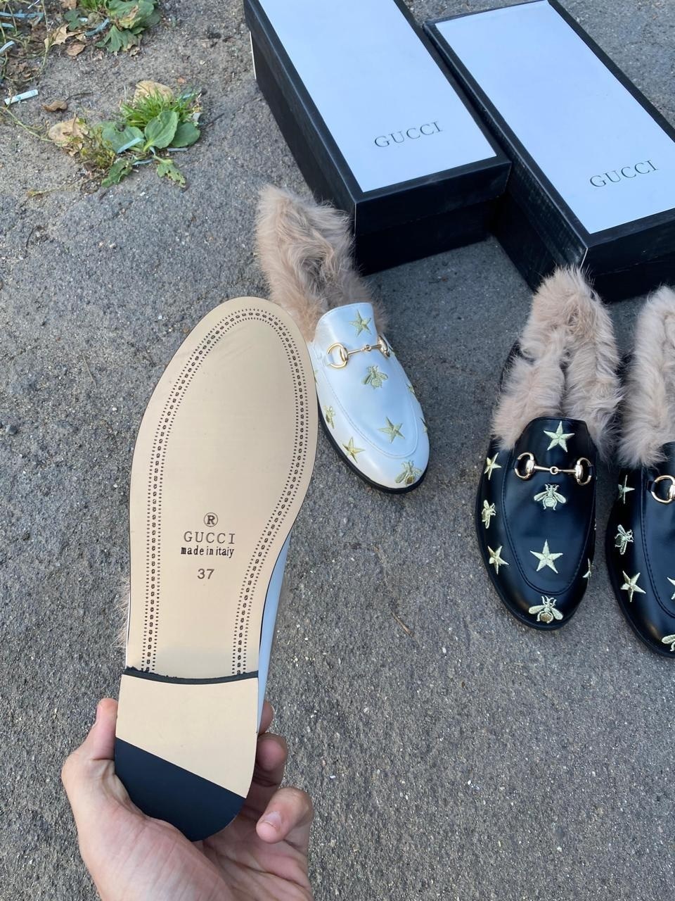 ,лоферы гуччи с мехом,меховые тапочки гуччи,мюли с мехом,гуччи тапки мюли