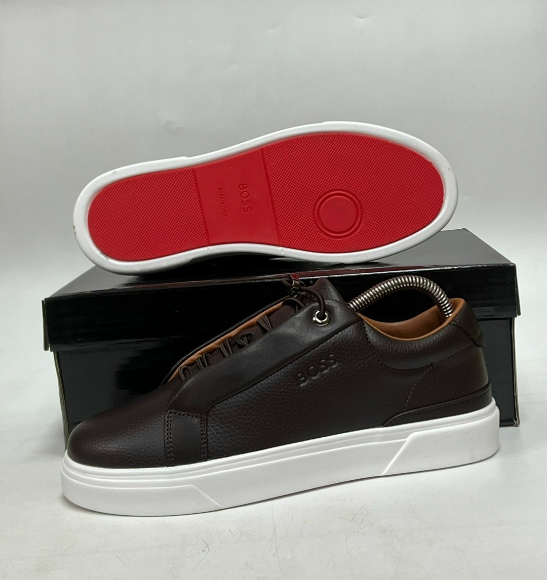 мужские кроссовки boss,кроссовки boss,,кроссовки hugo boss мужская кожаная повседневная спортивная ,кроссовка мужской