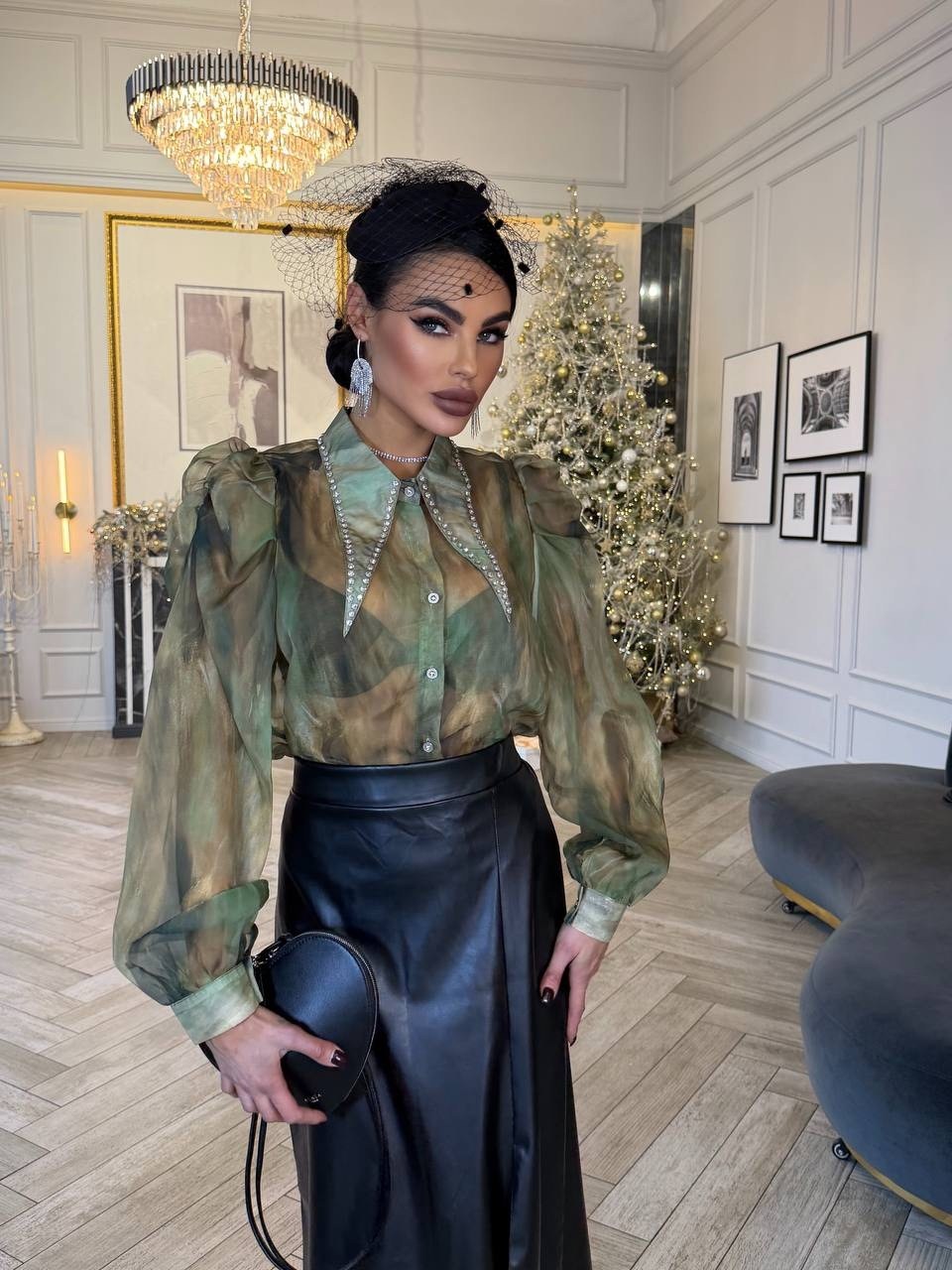 блузка нарядная,блузка с бантом,женская блузка