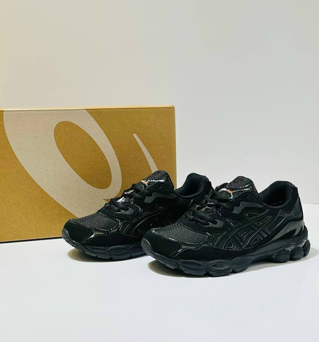 черные кроссовки,кроссовки asics gel-nyc,женские кроссовки,кроссовки для мужчин,спортивная