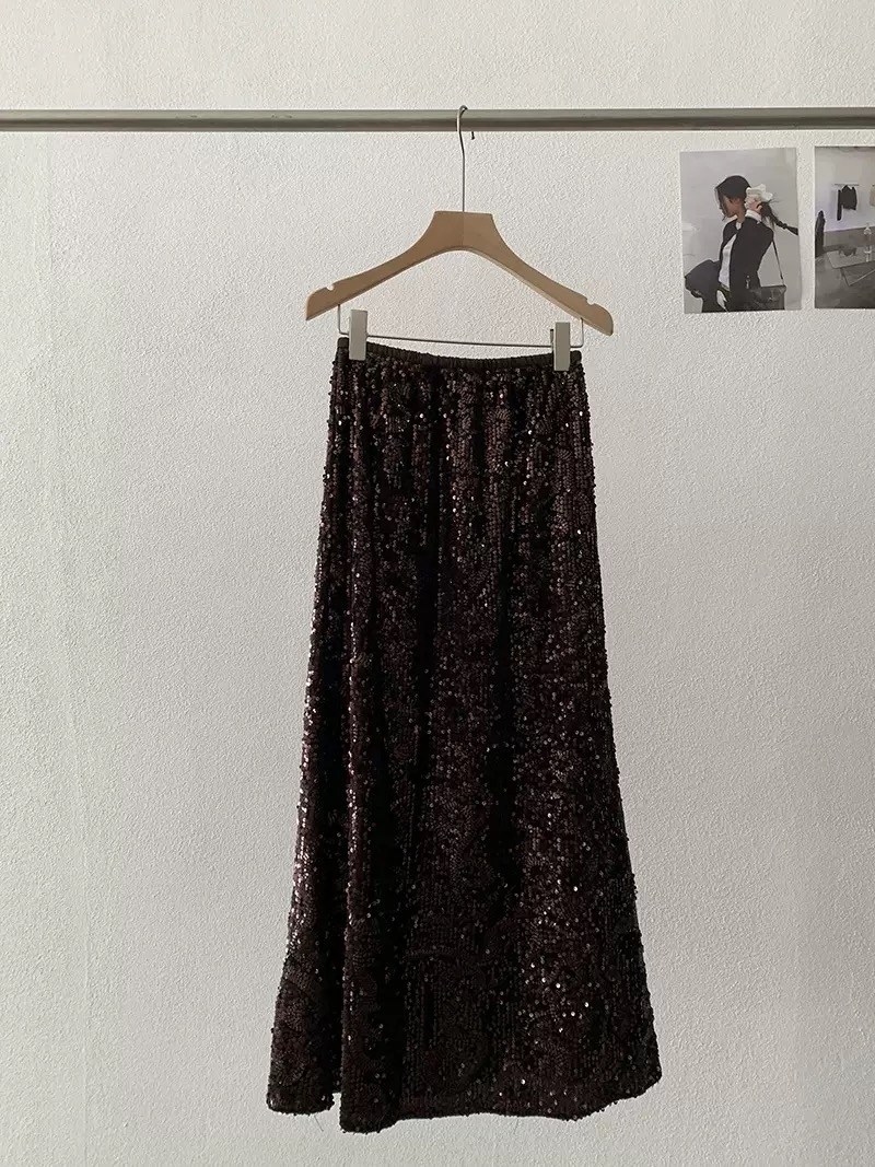 юбка с пайетками,юбка женская с пайетками,юбка пайетками бордовая,юбка макси с пайетками,однотонная элегантная бархатная юбка миди с блестками и разрезом