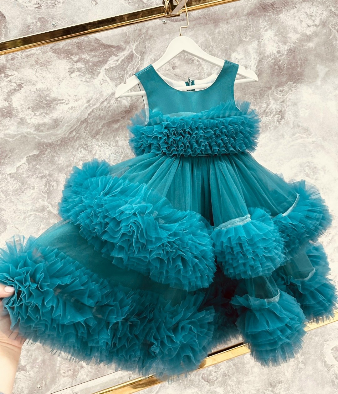 пышное платье для девочки,платье для девочки,зеленое платье для девочки,нарядное платье,пышное изумрудно-зеленое цветочное платье для девочек для свадебной вечеринки