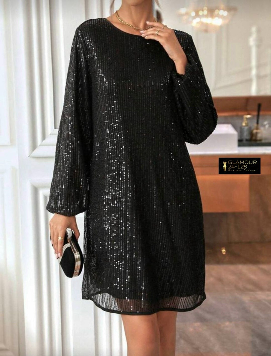 платье с пайетками,платье черное с пайетками,модное платье,женское платье с пайетками,платье