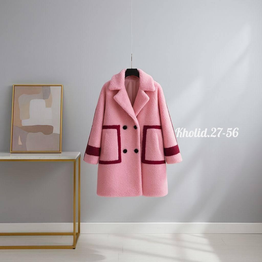 красное пальто,теплое пальто,пальто женские,пальто шерстяная,пальто из искусственного меха