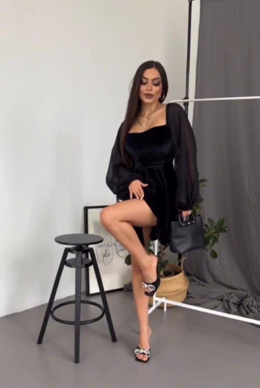 платье велюр,платье бархатное,платья из бархата,платье из велюра,платье черное