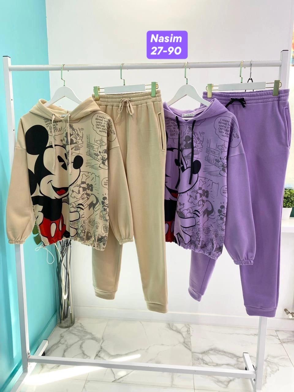 cпортивный костюм теплый,женский спортивный костюм на флисе,костюм на флисе,костюм женский на флисе,спортивный костюм с микки маусом женский