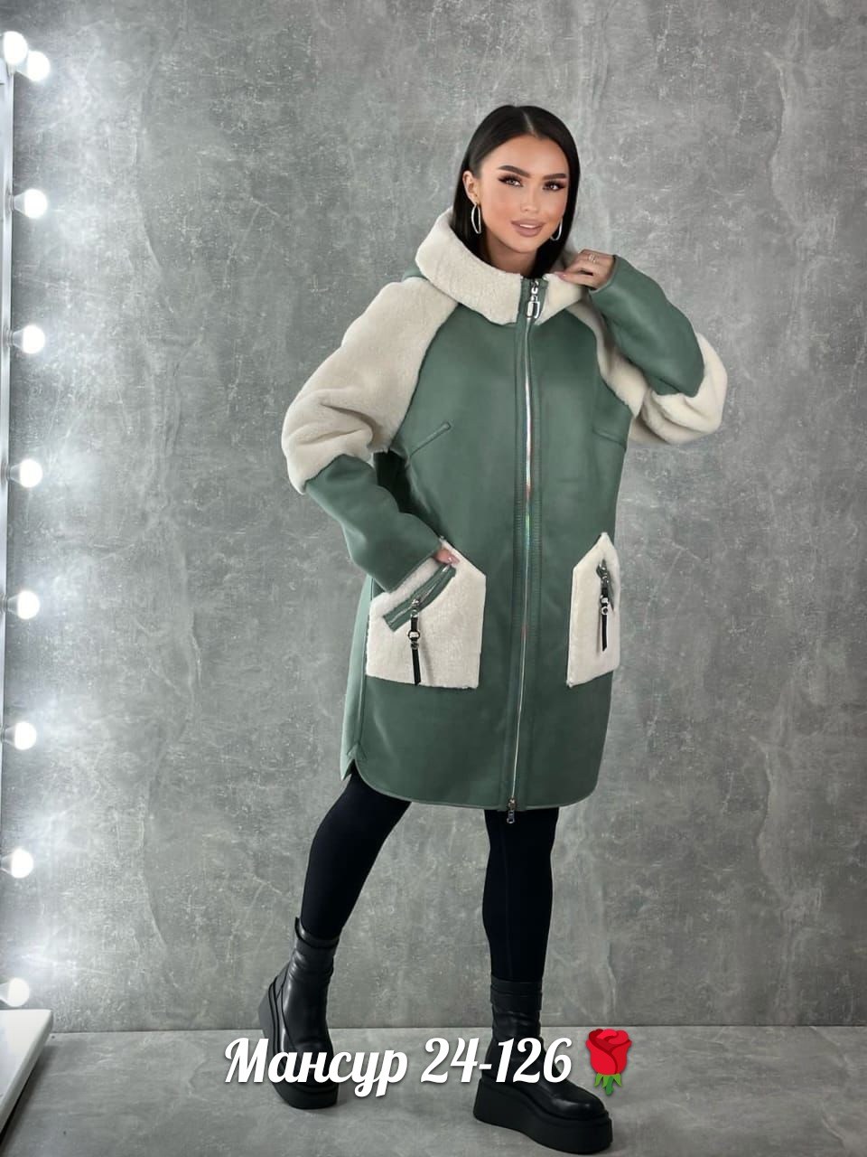 эко дубленка,двухсторонние дублёнка,двусторонняя дублёнка,дубленка женская зимняя,дублёнка женское зимнее двустороннее стиле и теплым капюшоном