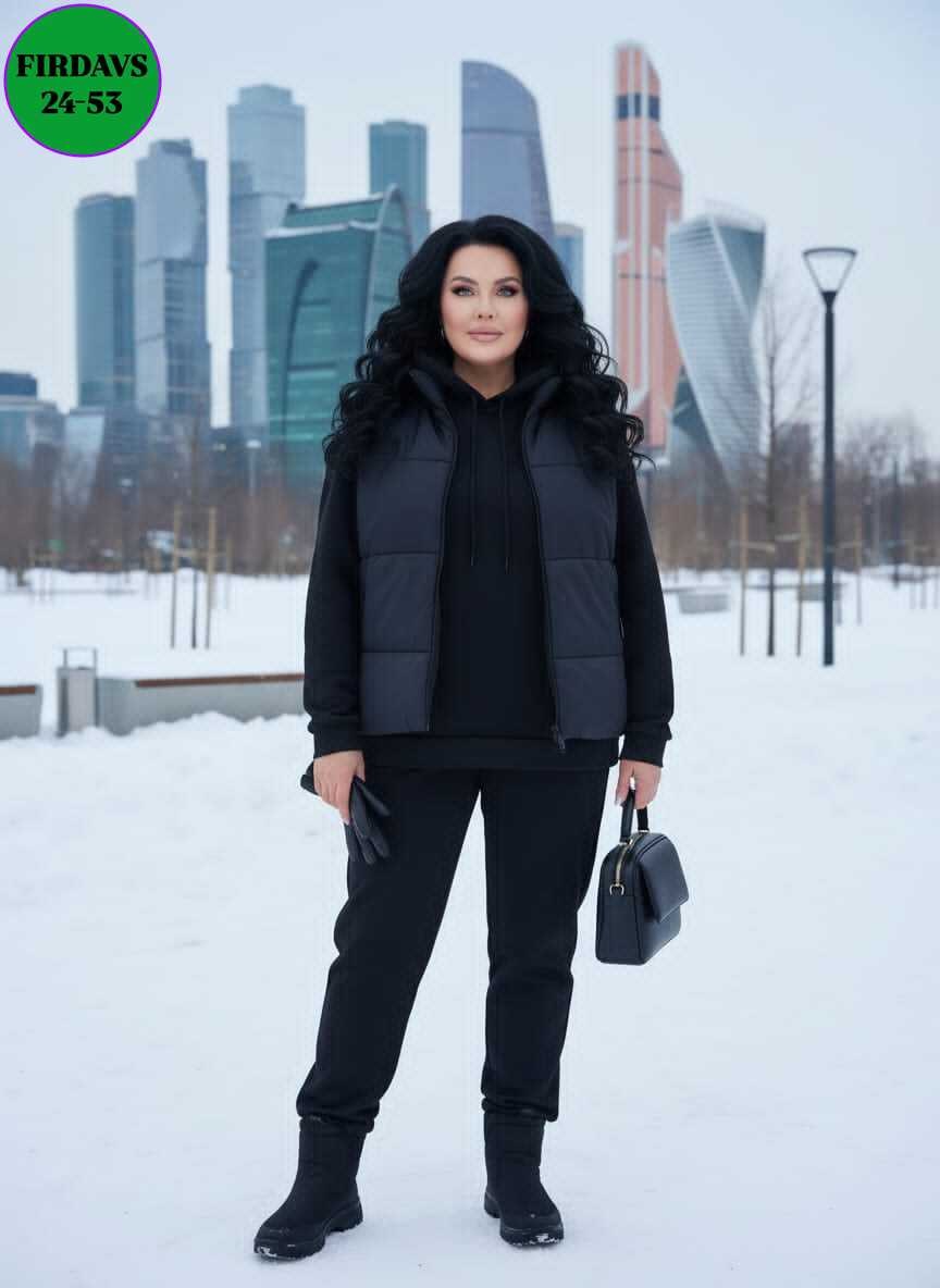 женский спортивный костюм тройка с утепленной жилеткой,костюм тройка женский,костюм спортивный с жилеткой утепленный женский,женский костюм тройка с жилеткой,женский теплый спортивный костюм с жилетко