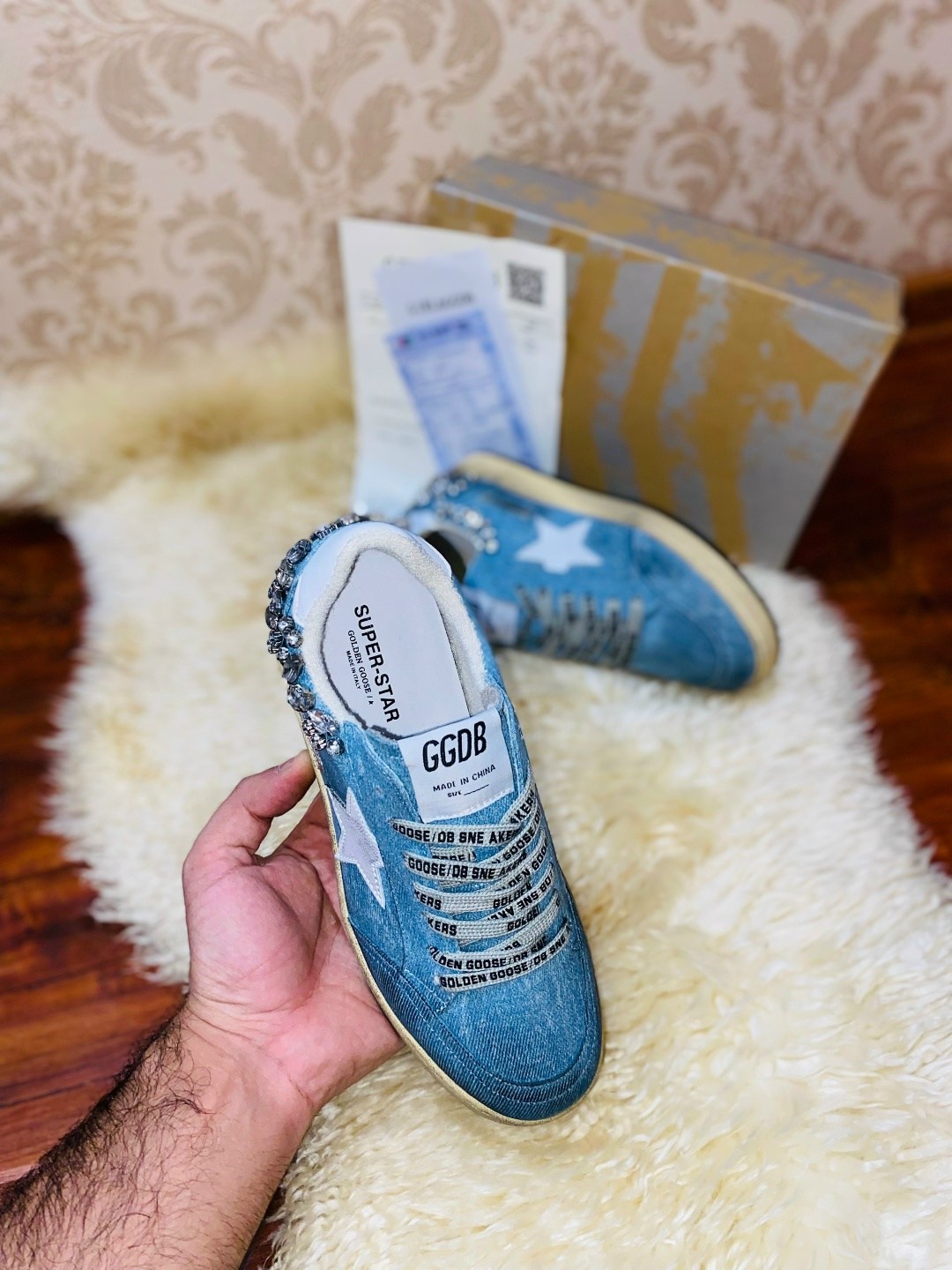 ,golden goose кеды,кроссовки golden goose,кроссовки джинсовые,кроссовки со звездами