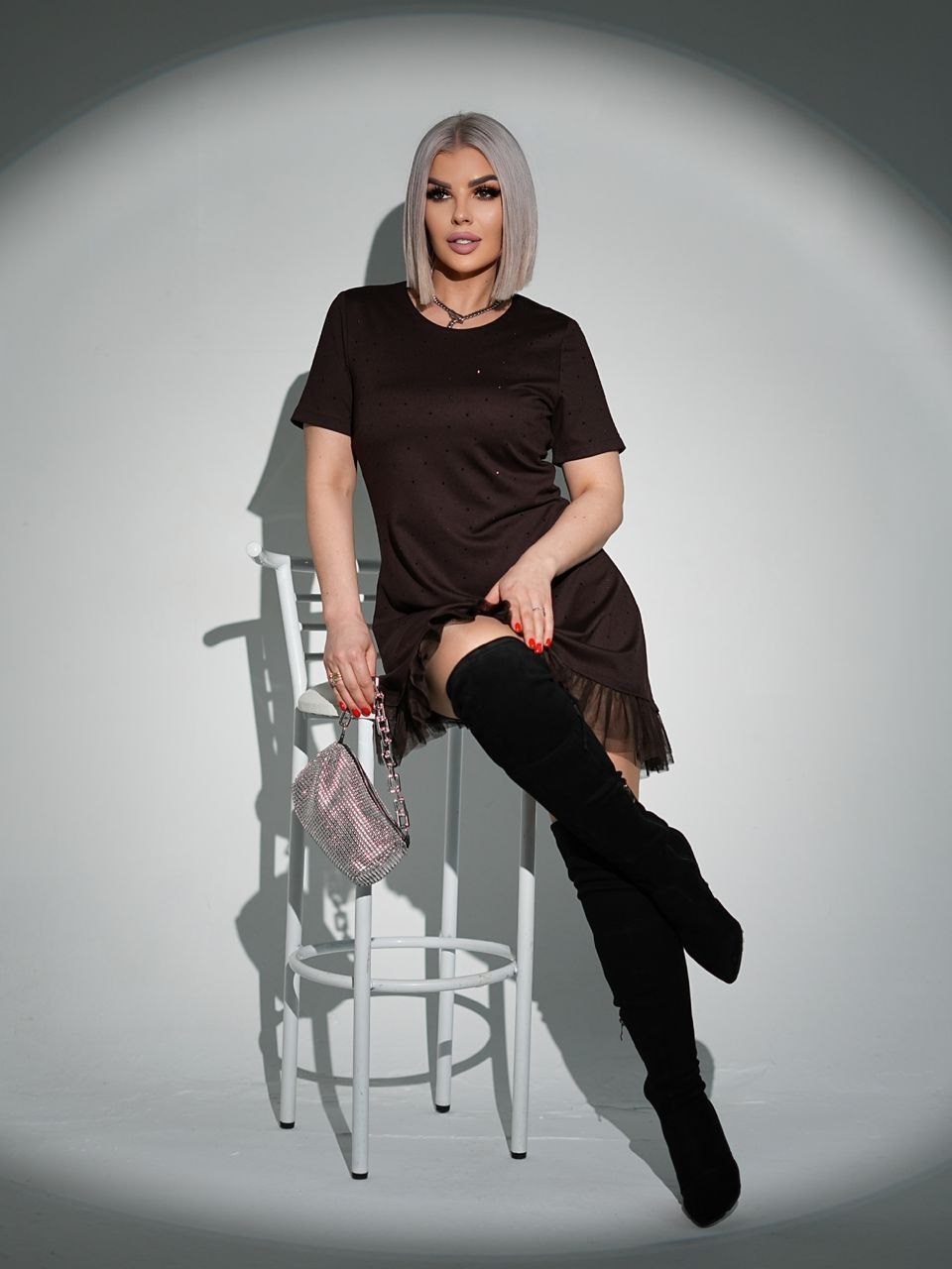 платье,женское платье с фатином,женское платье,платье черное,