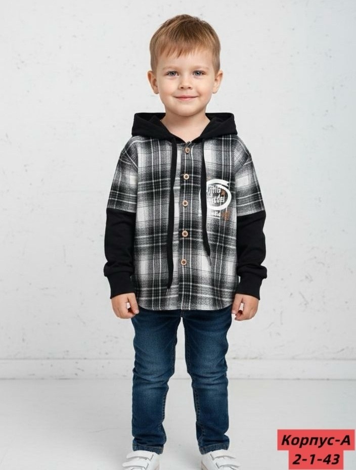 рубашка с капюшоном,рубашка для мальчика,рубашка в клетку с капюшоном,детская рубашка,рубашка с капюшоном мальчику