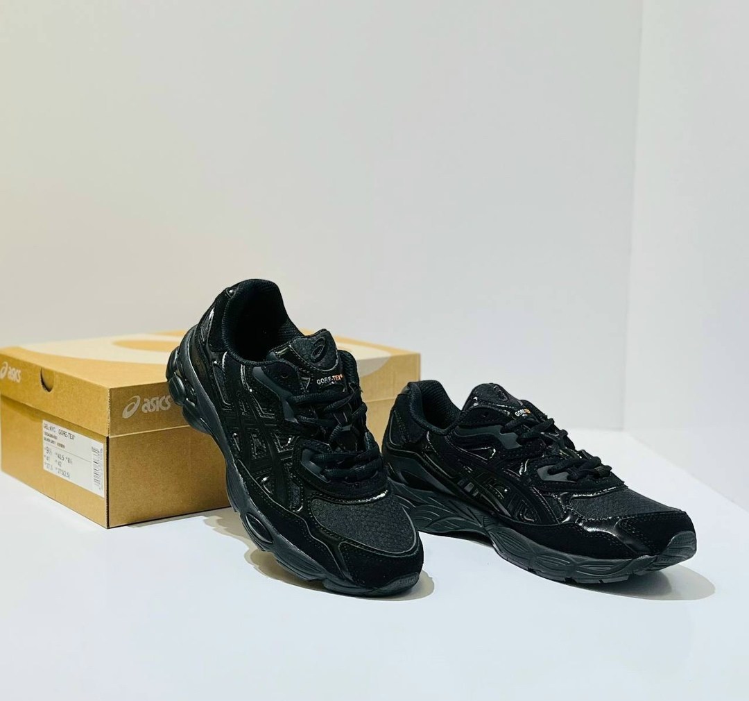 черные кроссовки,кроссовки asics gel-nyc,женские кроссовки,кроссовки для мужчин,спортивная