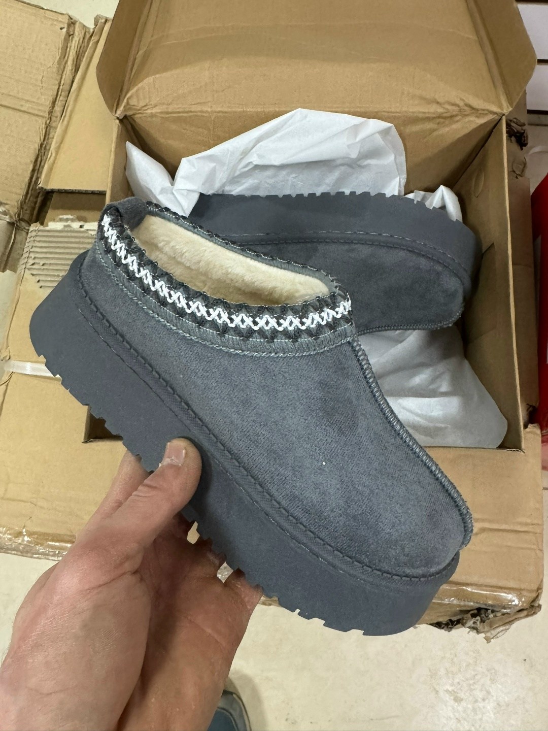 ,угги ugg snow ankle boot серый 39 ru,женские угги,модные угги,угги ugg