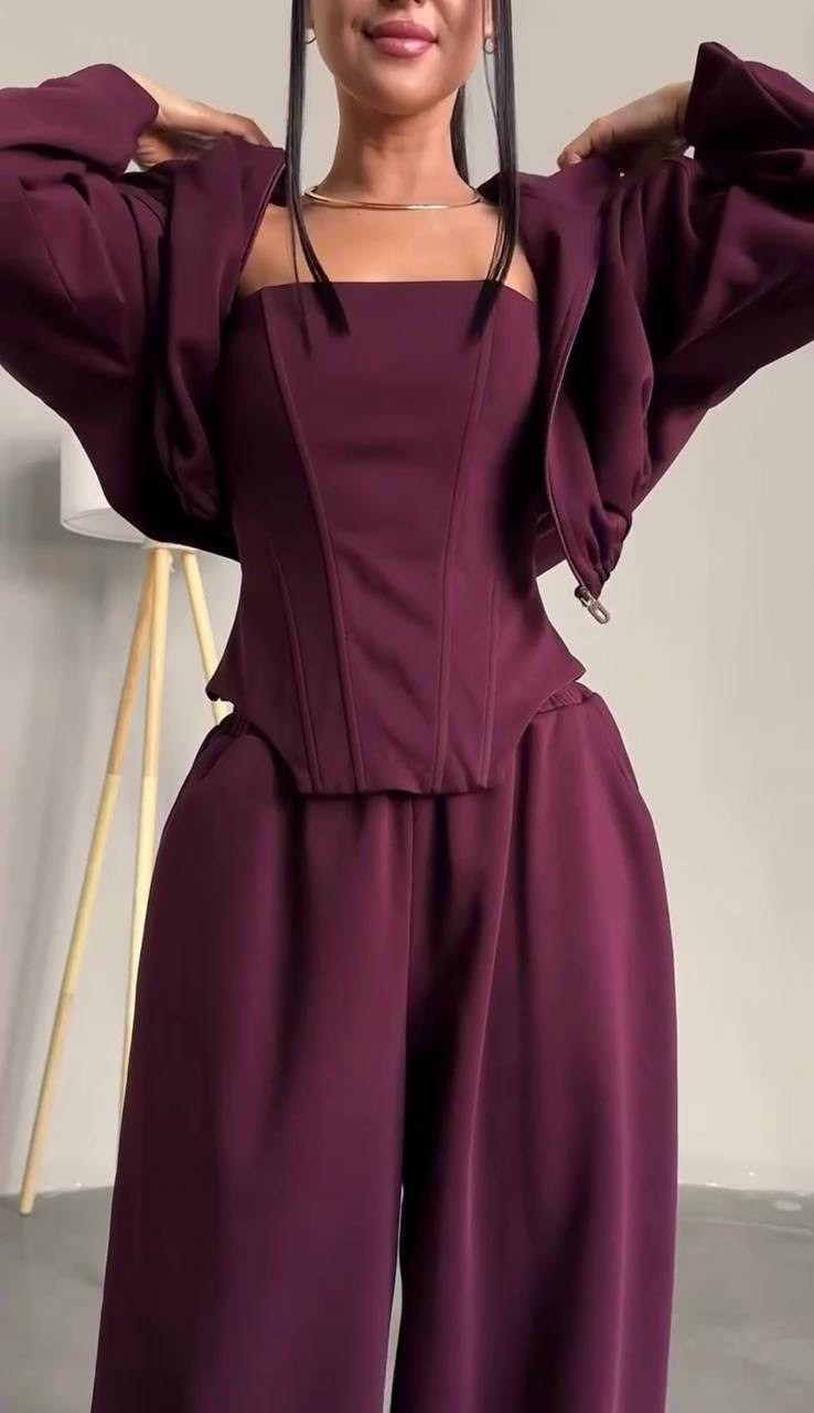 модные костюмы,брюки комплект,длинные брюки,костюм коричневый,женские комбинезоны