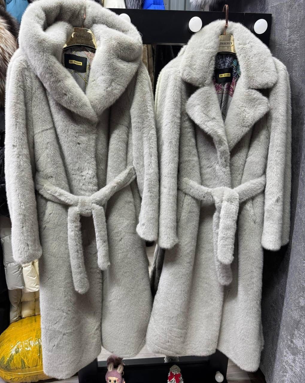 шуба искусственная длинная экомех под норку,шуба искусственная длинная экошуба ellina,шуба,белая шуба,шуба из искусственного меха