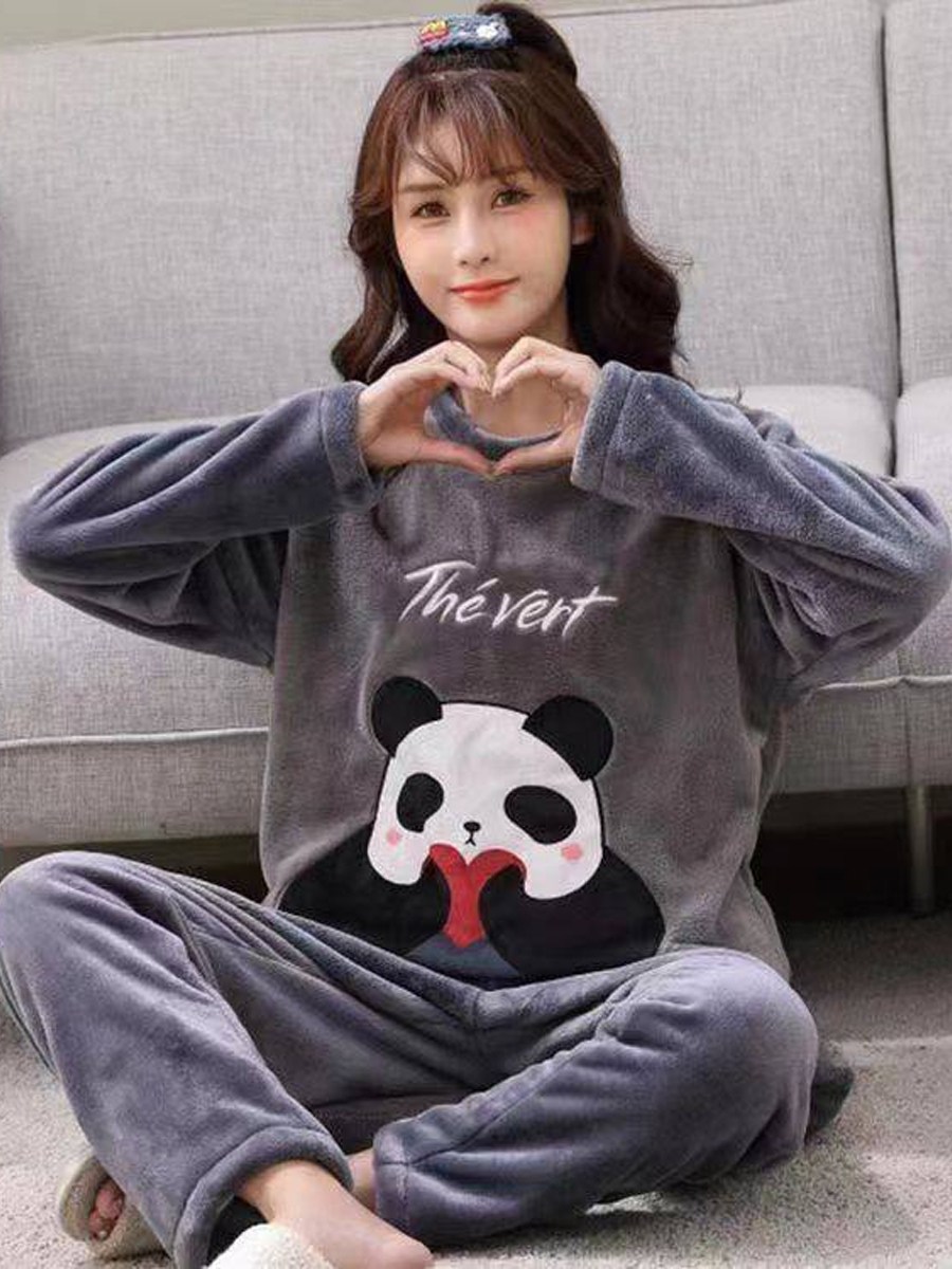 пижама для пары,теплая пижама,пижама со штанами теплая плюшевая,женская пижама,комплект пижама