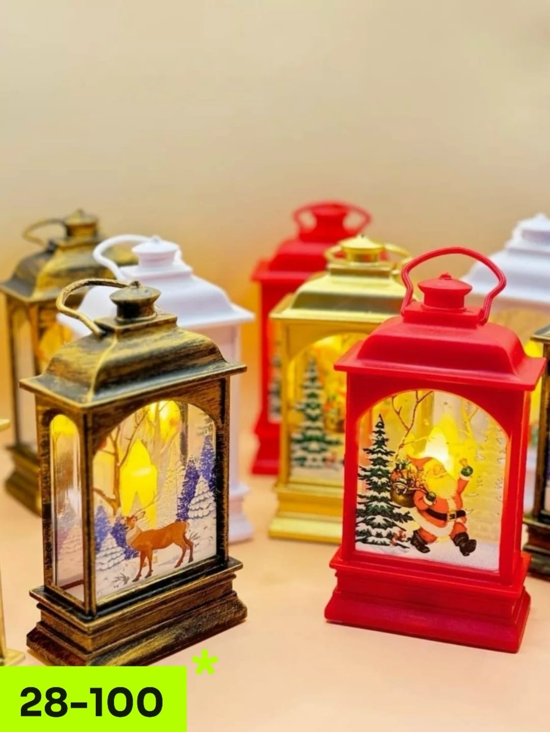 новогодний фонарь,светильник фонарь новогодний,рождественский фонарь,елочное украшение светильник новогодний фонарь с подсветкой "в зимнем лесу" 12см,новогодний фонарь светильник декоративный