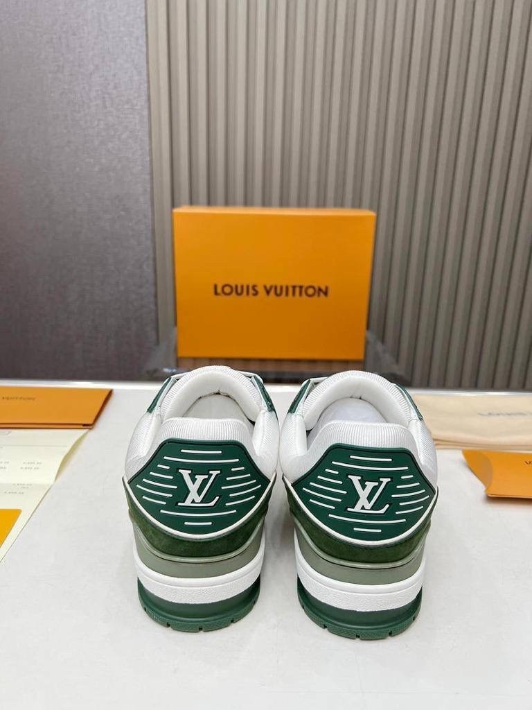 кроссовки louis vuitton,кроссовки louis vuitton trainer,кроссовки мужские louis vuitton,мужские кожаные кроссовки louis vuitton 2025 белые с зеленым,кроссовки луи виттон trainer
