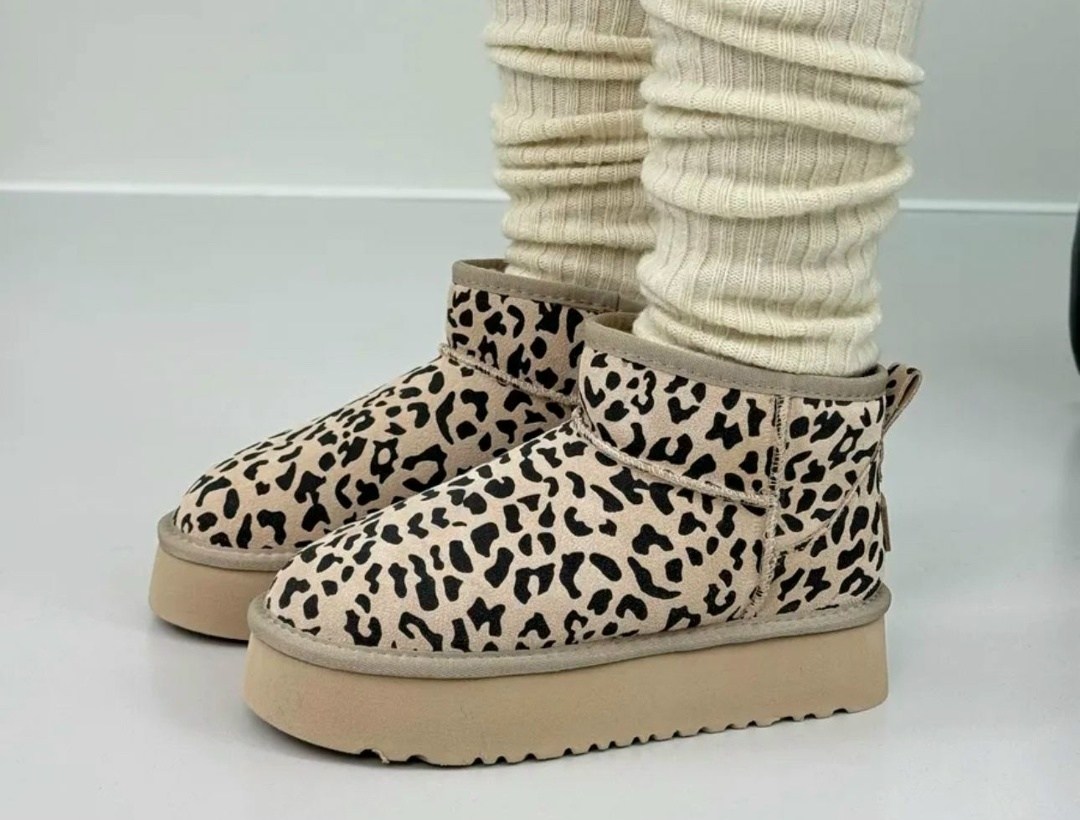 угги женские,угги леопардовые,угги леопардовые женские зимние o`shade,угги леопардовые короткие на платформе,угги
