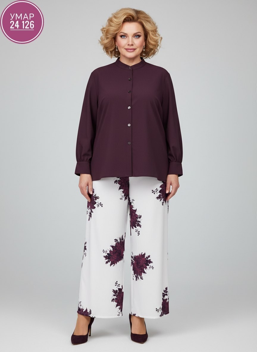 блузка соломея люкс 968 винный,брючный комплект,блузка для женщин,женская блуза,блузка женская
