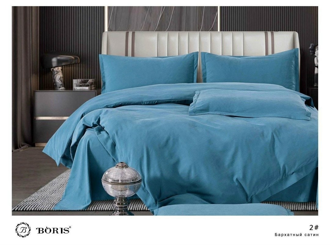 комплект постельного белья boris бархатный сатин,белье бархатный сатин boris,комплект постельное бельё,комплект постельного белья сатин,комплект постельного белья boris сатин
