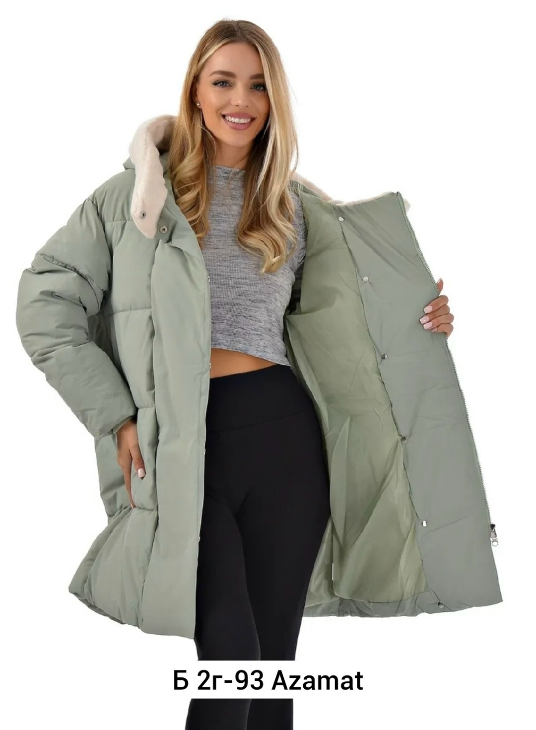 куртка зимняя удлиненная c капюшоном tulike,куртки зима,женская куртка,женская зимняя куртка,куртка