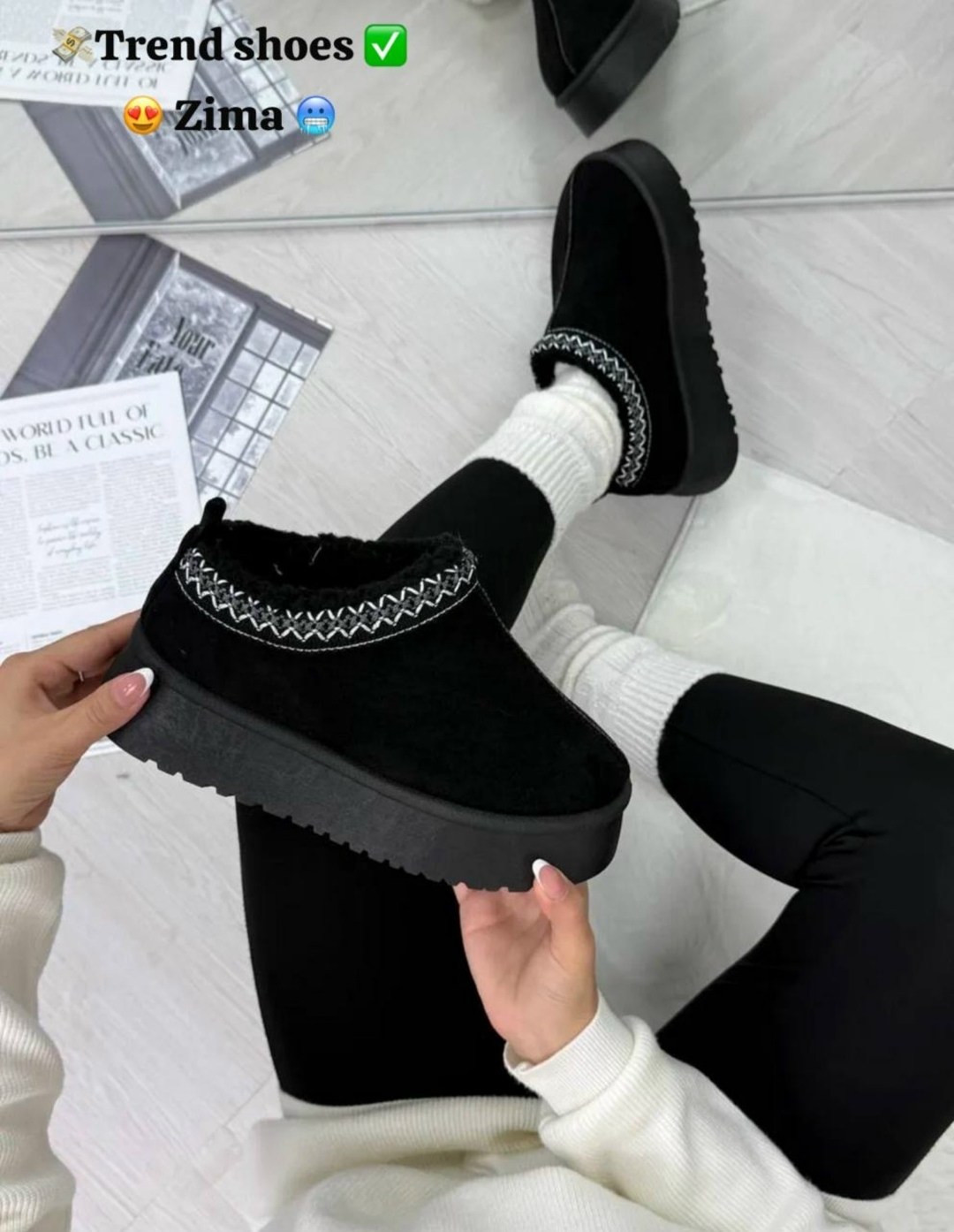 угги с открытой пяткой зимние на платформе besmoda,угги женские,зимние угги для женщин на платформе,угги женские зимние,