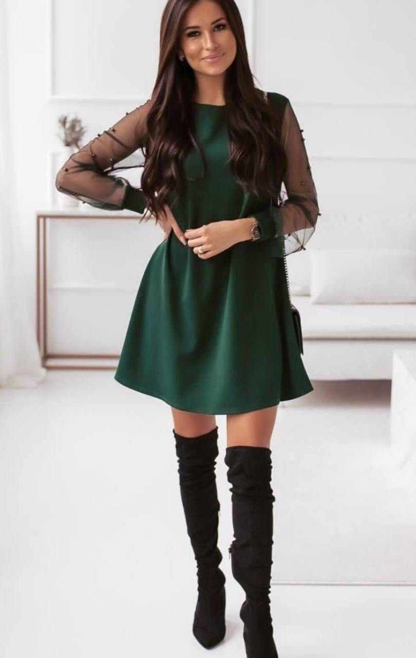 платье с длинным рукавом,платье красное нарядное женское,короткое платье,платье,платье женское