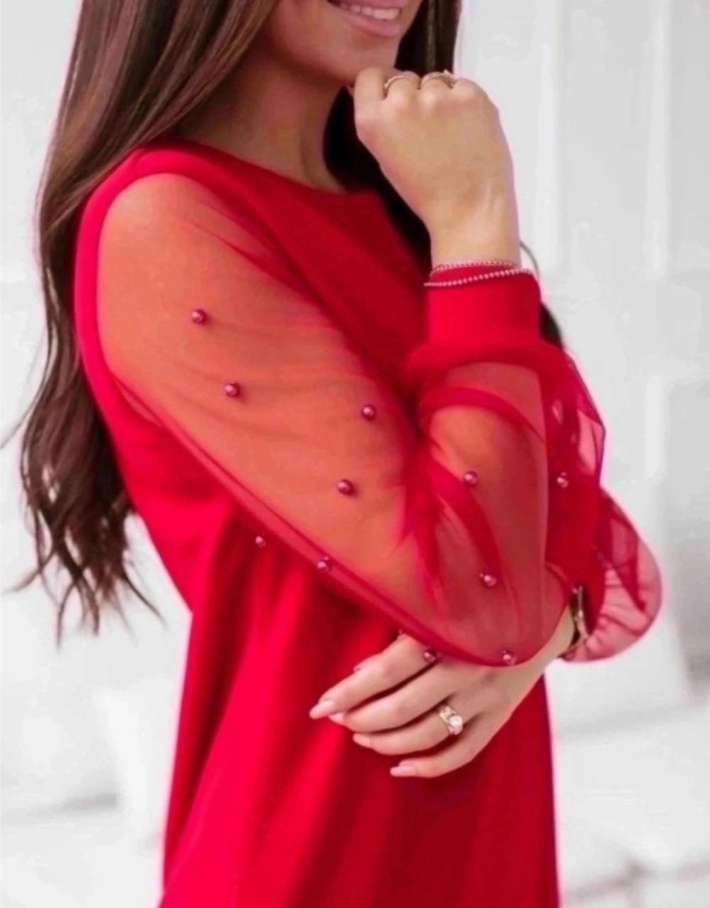 платье с длинным рукавом,платье красное нарядное женское,короткое платье,платье,платье женское