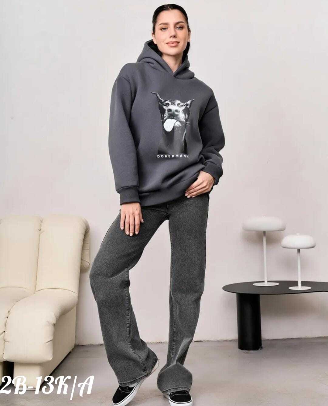 толстовка hoodievs woman-grey серый,толстовки худи,женское толстовка,толстовка с капюшоном,толстовка